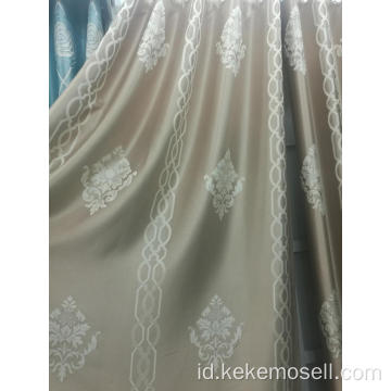 Mosell! 100% Polyester Jacquard Fabric Window Curtain